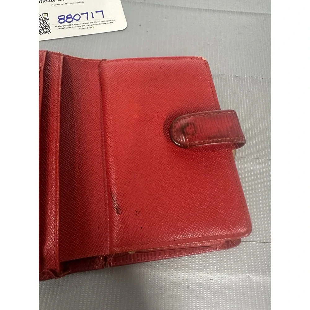 LOUIS VUITTON Epi Agenda Red LV Auth - Picture 11 of 16